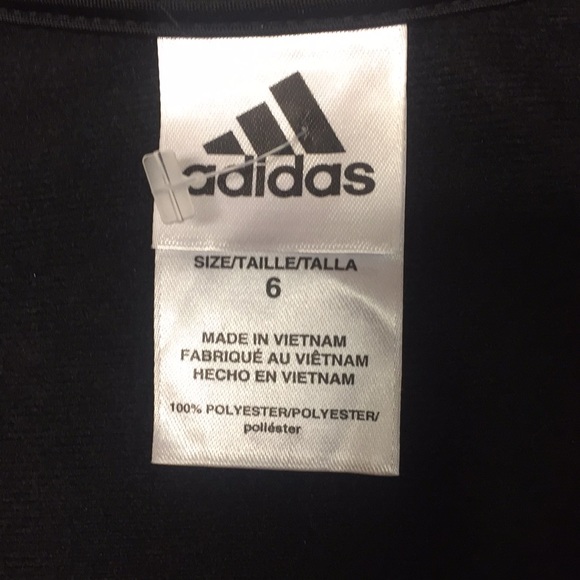 ADIDAS Girls Sweater, size 6, Black/pink - Picture 5 of 9